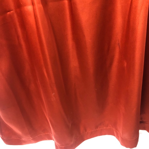 Women’s Attention Size XL Sleeveless Orange Blouse - Picture 5 of 6